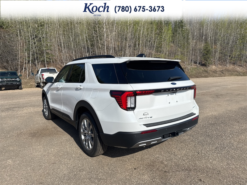 NEW 2026 Ford Explorer Active - Star White Tri-coat Metallic Exterior / DARK SPACE GREY ACTIVEX Interior - $59,930 - Stock #A26181 - VIN 1FMUK8DH4TGB58794 - Photo 3