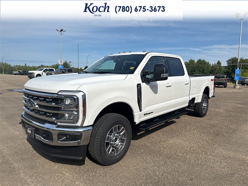 NEW 2026 Ford F-350 Super Duty Lariat - Star White Tri-Coat Exterior / BAJA, FRONT ACTIVEX TRIMMED 40/CONSOLE/40 SEATS Interior - $112,478 - Stock #A26239 - VIN 1FT8W3BT8TEF40116 - Photo 4