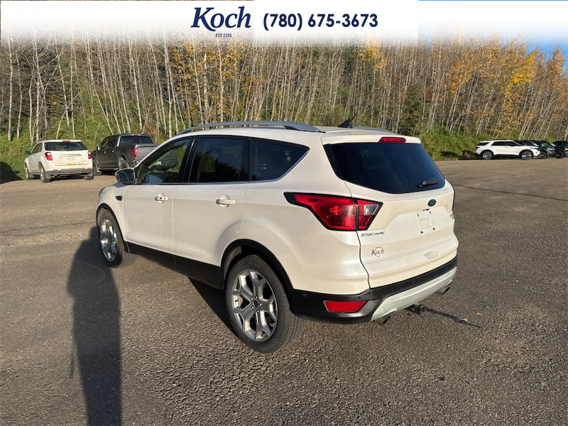 USED 2019 Ford Escape Titanium 4WD - White Exterior / UNKNOWN Interior - $9,495 - Stock #AR565A - VIN 1FMCU9J90KUC16134 - Photo 3
