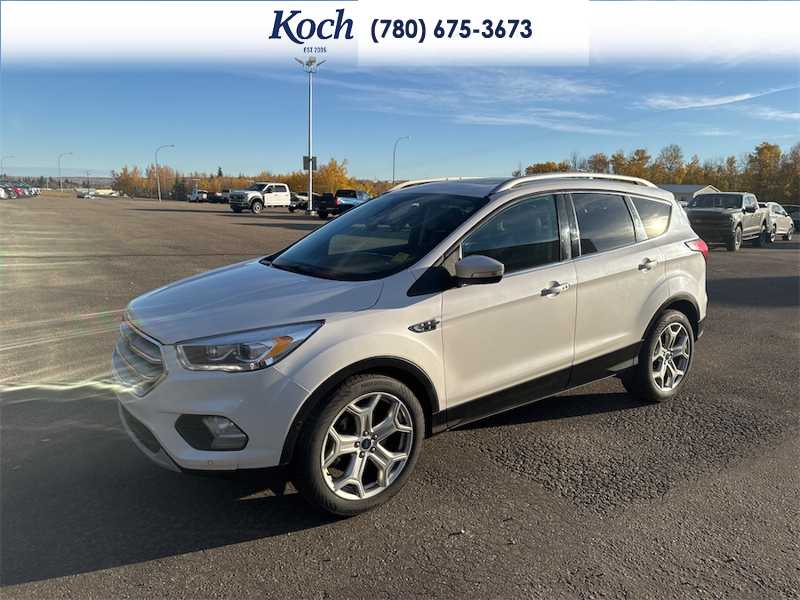 USED 2019 Ford Escape Titanium 4WD - White Exterior / UNKNOWN Interior - $9,495 - Stock #AR565A - VIN 1FMCU9J90KUC16134 - Photo 4