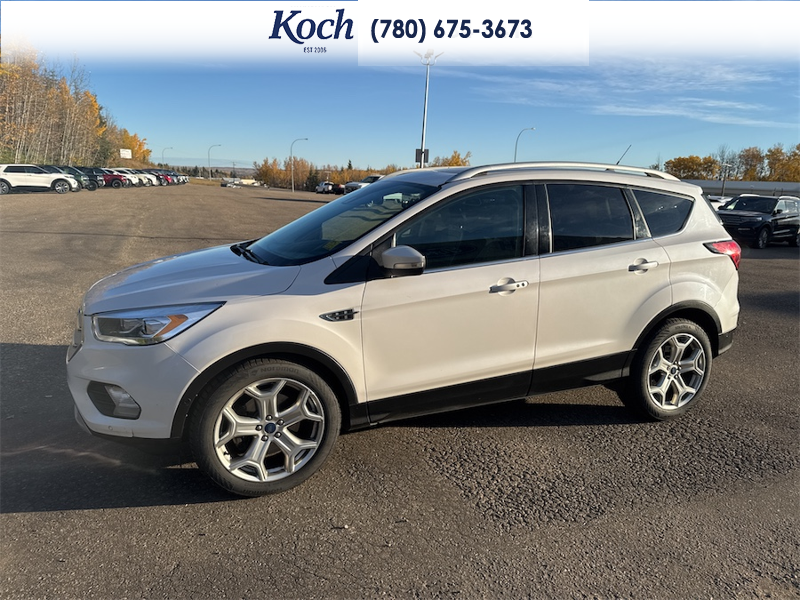 USED 2019 Ford Escape Titanium 4WD - White Exterior / UNKNOWN Interior - $9,495 - Stock #AR565A - VIN 1FMCU9J90KUC16134 - Photo 5
