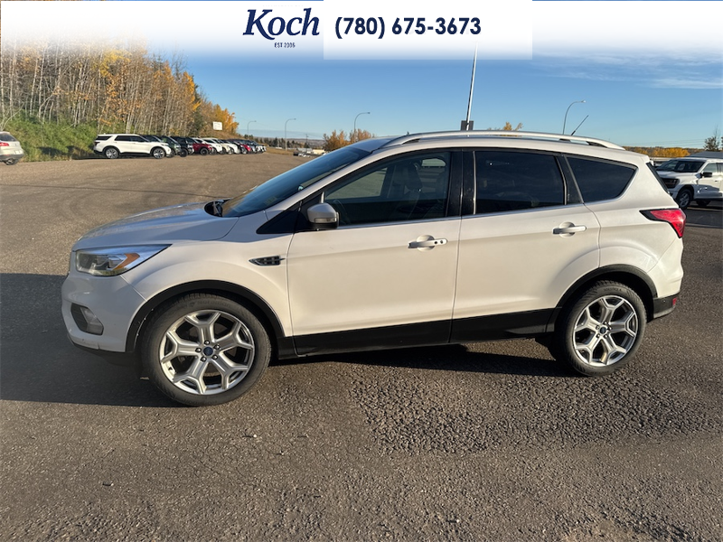 USED 2019 Ford Escape Titanium 4WD - White Exterior / UNKNOWN Interior - $9,495 - Stock #AR565A - VIN 1FMCU9J90KUC16134 - Photo 6