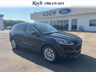 USED 2021 Ford Escape SE AWD - Antimatter Blue Metallic Exterior - $23,995 - Stock #A26189A - VIN 1FMCU9G69MUA20810