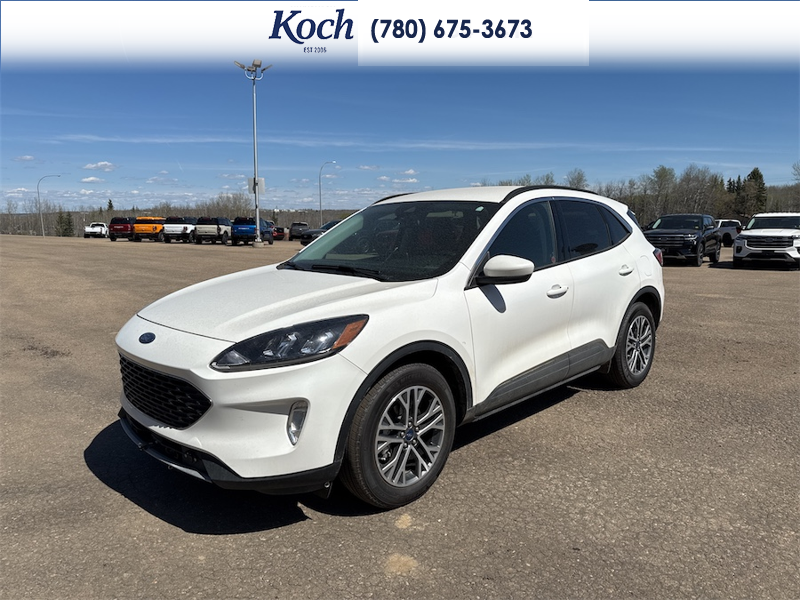 USED 2021 Ford Escape SEL Hybrid AWD - White Exterior - $23,995 - Stock #A26045A - VIN 1FMCU9CZ5MUA88019 - Photo 4