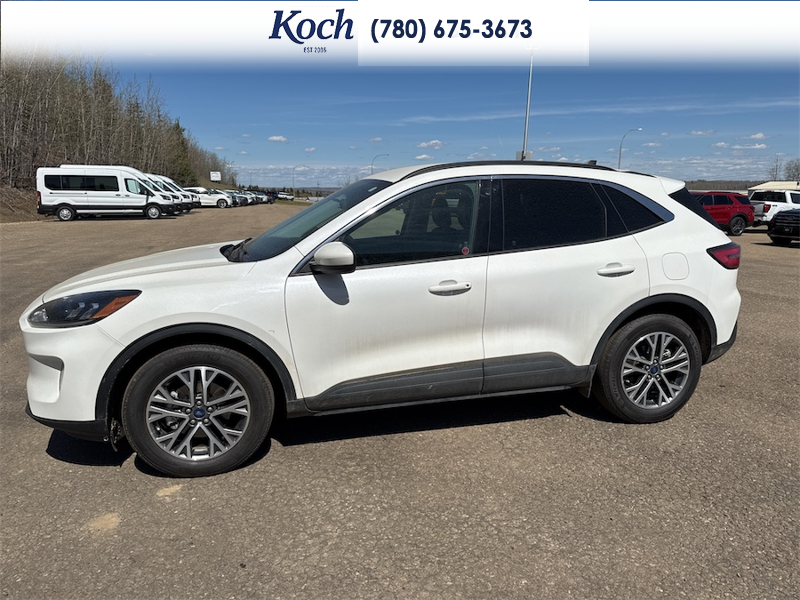 USED 2021 Ford Escape SEL Hybrid AWD - White Exterior - $23,995 - Stock #A26045A - VIN 1FMCU9CZ5MUA88019 - Photo 6