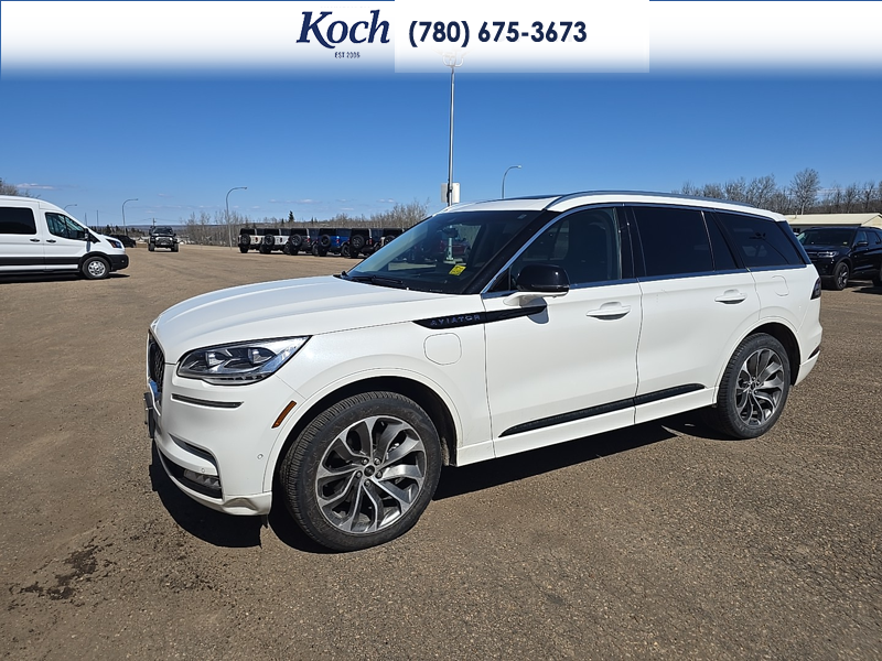 USED 2021 Lincoln Aviator Grand Touring - White Exterior - $59,995 - Stock #AR601 - VIN 5LMYJ8XY1MNL01629 - Photo 5