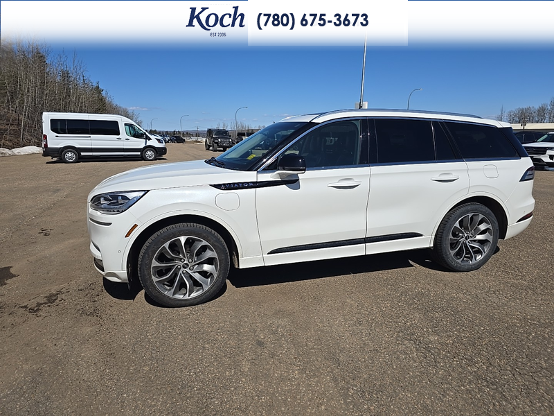 USED 2021 Lincoln Aviator Grand Touring - White Exterior - $59,995 - Stock #AR601 - VIN 5LMYJ8XY1MNL01629 - Photo 6