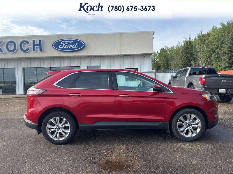 USED 2022 Ford Edge Titanium - Red Exterior - $33,995 - Stock #AR636 - VIN 2FMPK4K96NBA49555 - Photo 13