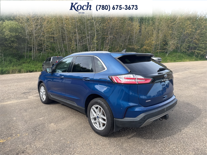 USED 2022 Ford Edge SEL - Blue Exterior - $26,995 - Stock #AR646 - VIN 2FMPK4J93NBA83986 - Photo 3