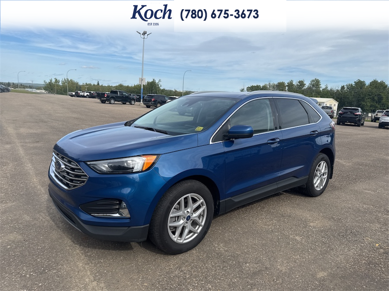 USED 2022 Ford Edge SEL - Blue Exterior - $26,995 - Stock #AR646 - VIN 2FMPK4J93NBA83986 - Photo 4