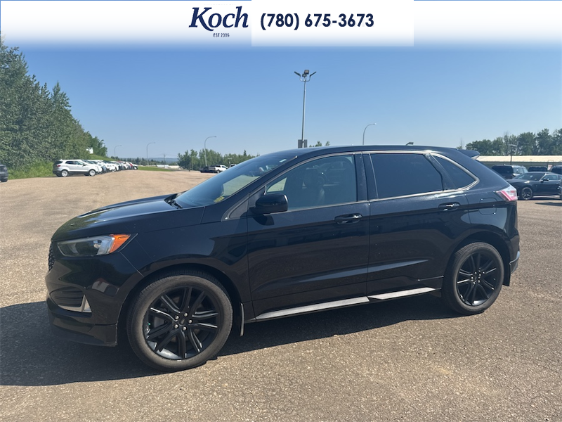 USED 2022 Ford Edge ST Line - Agate Black Exterior / EBONY ACTIVEX Interior - $26,995 - Stock #A26215A - VIN 2FMPK4J98NBA00584 - Photo 5