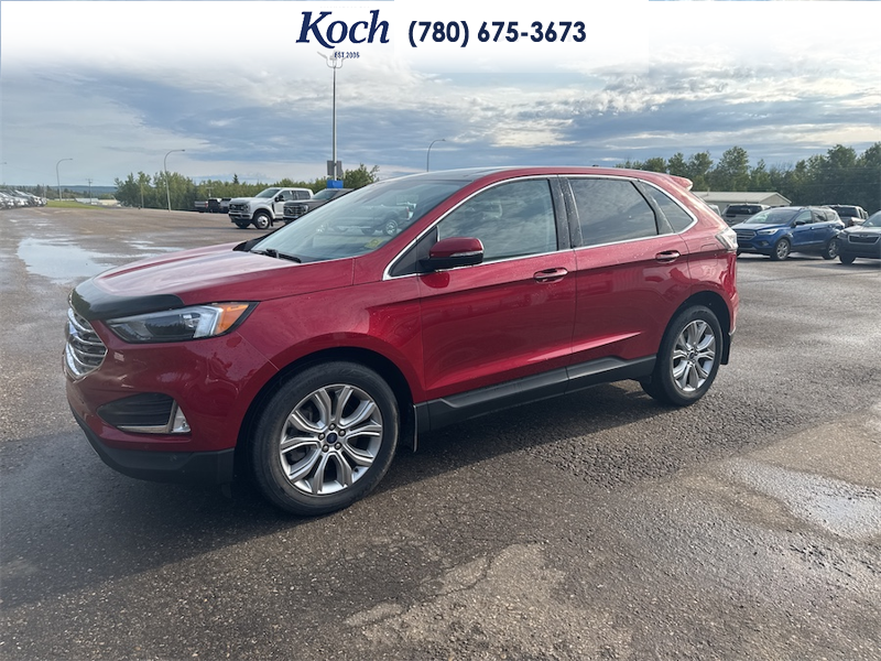 USED 2022 Ford Edge Titanium - Red Exterior - $33,995 - Stock #AR636 - VIN 2FMPK4K96NBA49555 - Photo 5