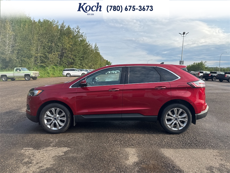 USED 2022 Ford Edge Titanium - Red Exterior - $33,995 - Stock #AR636 - VIN 2FMPK4K96NBA49555 - Photo 7
