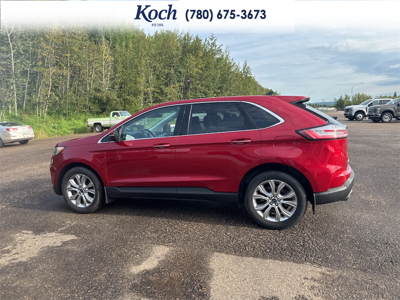 USED 2022 Ford Edge Titanium - Red Exterior - $33,995 - Stock #AR636 - VIN 2FMPK4K96NBA49555 - Photo 8