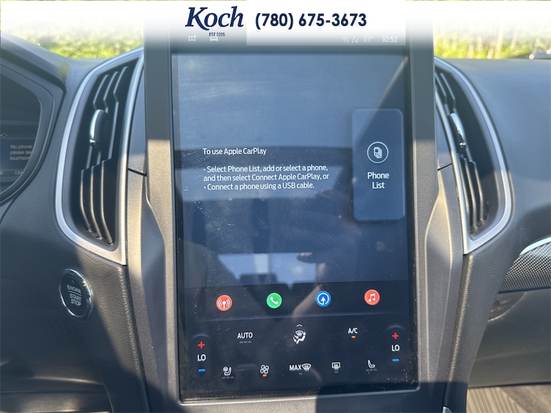 USED 2022 Ford Edge ST Line - Agate Black Exterior / EBONY ACTIVEX Interior - $26,995 - Stock #A26215A - VIN 2FMPK4J98NBA00584 - Photo 9