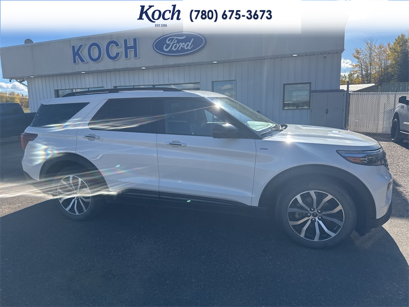 USED 2022 Ford Explorer ST-Line - Star White Tri-coat Metallic Exterior - $37,995 - Stock #A26150A - VIN 1FMSK8KH3NGB93212 - Photo 14