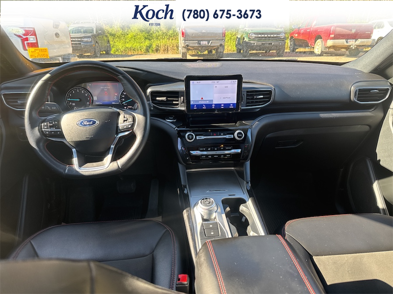 USED 2022 Ford Explorer ST-Line - Star White Tri-coat Metallic Exterior - $37,995 - Stock #A26150A - VIN 1FMSK8KH3NGB93212 - Photo 19