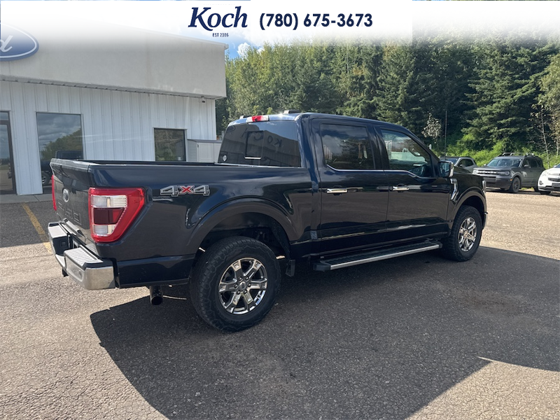 USED 2022 Ford F-150 Lariat - Antimatter Blue Metallic Exterior - $41,995 - Stock #AP719 - VIN 1FTFW1E58NFA36283 - Photo 11