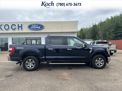USED 2022 Ford F-150 Lariat - Antimatter Blue Metallic Exterior - $48,995 - Stock #AR666 - VIN 1FTFW1E89NFB25399