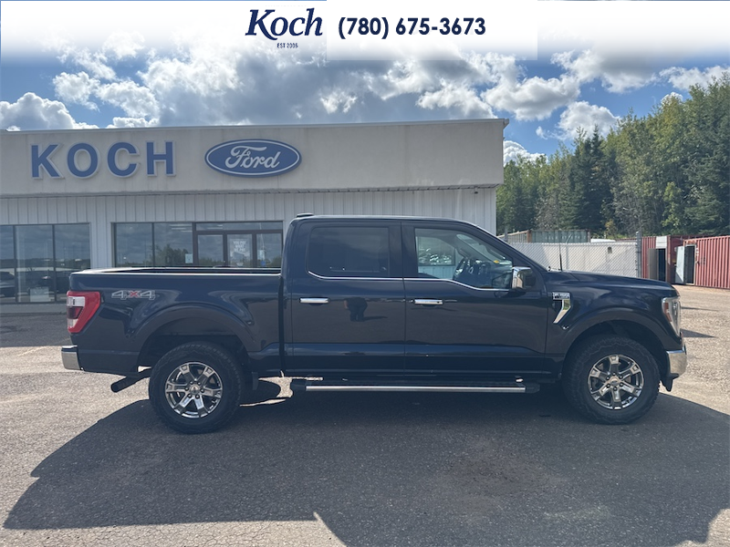 USED 2022 Ford F-150 Lariat - Antimatter Blue Metallic Exterior - $41,995 - Stock #AP719 - VIN 1FTFW1E58NFA36283 - Photo 13