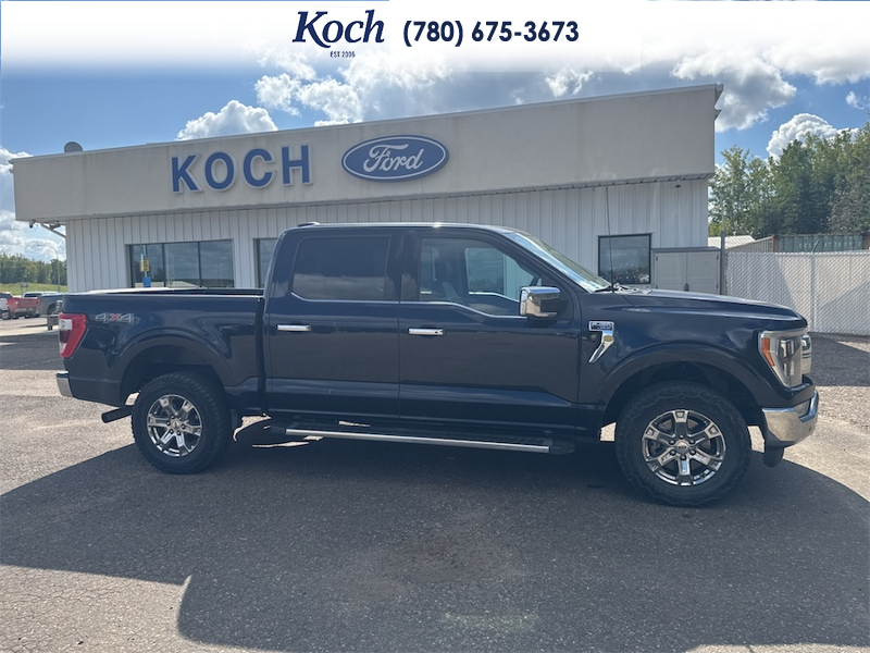 USED 2022 Ford F-150 Lariat - Antimatter Blue Metallic Exterior - $41,995 - Stock #AP719 - VIN 1FTFW1E58NFA36283 - Photo 14