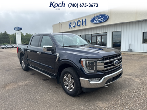 USED 2022 Ford F-150 Lariat - Antimatter Blue Metallic Exterior - $48,995 - Stock #AR666 - VIN 1FTFW1E89NFB25399