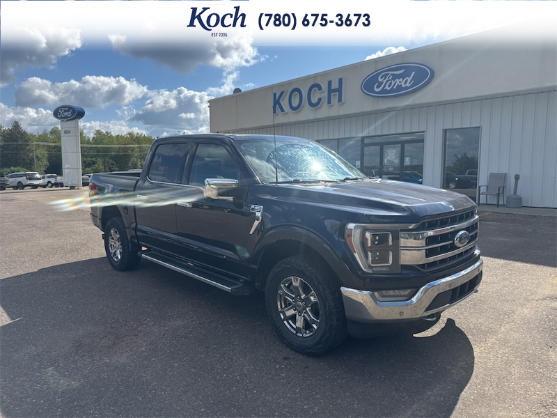USED 2022 Ford F-150 Lariat - Antimatter Blue Metallic Exterior - $41,995 - Stock #AP719 - VIN 1FTFW1E58NFA36283 - Photo 1