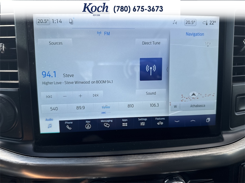USED 2022 Ford F-150 Lariat - Antimatter Blue Metallic Exterior - $41,995 - Stock #AP719 - VIN 1FTFW1E58NFA36283 - Photo 25