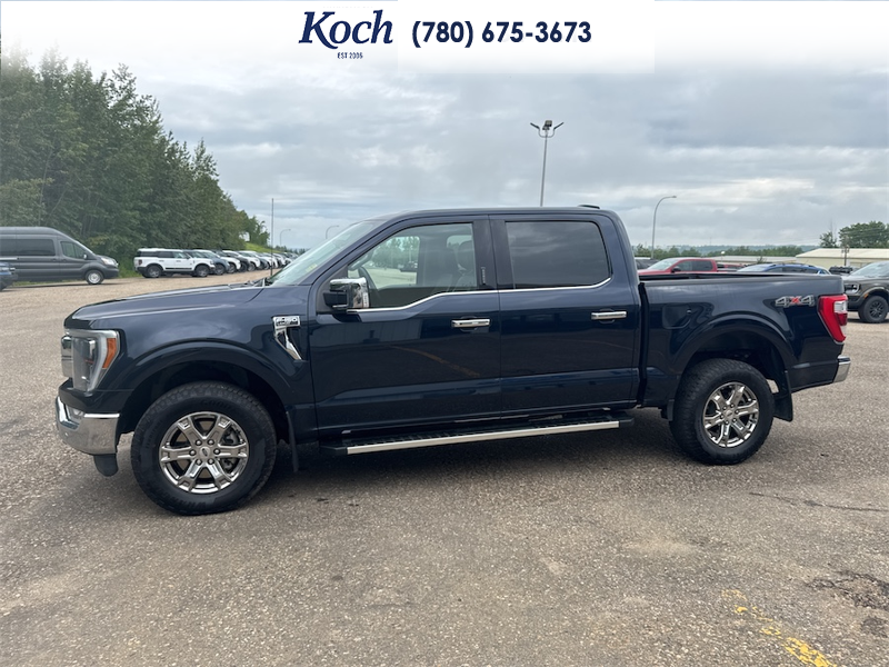 USED 2022 Ford F-150 Lariat - Antimatter Blue Metallic Exterior - $48,995 - Stock #AR666 - VIN 1FTFW1E89NFB25399 - Photo 6
