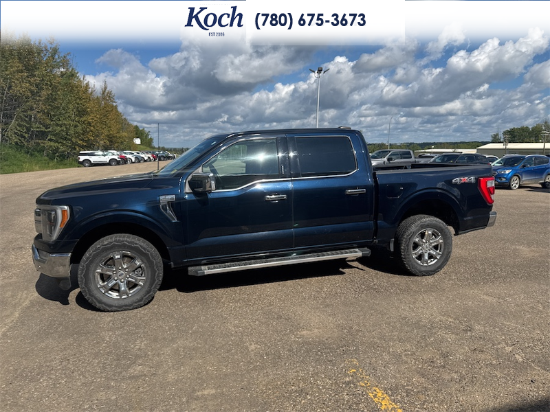 USED 2022 Ford F-150 Lariat - Antimatter Blue Metallic Exterior - $41,995 - Stock #AP719 - VIN 1FTFW1E58NFA36283 - Photo 6
