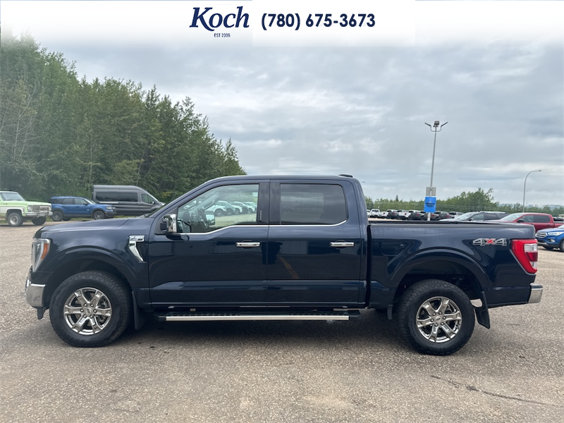 USED 2022 Ford F-150 Lariat - Antimatter Blue Metallic Exterior - $48,995 - Stock #AR666 - VIN 1FTFW1E89NFB25399 - Photo 7