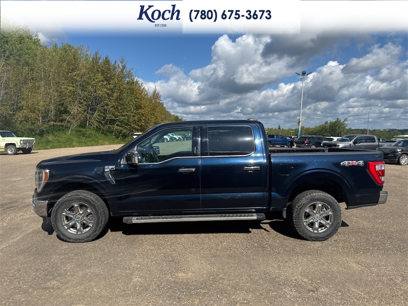USED 2022 Ford F-150 Lariat - Antimatter Blue Metallic Exterior - $41,995 - Stock #AP719 - VIN 1FTFW1E58NFA36283 - Photo 7