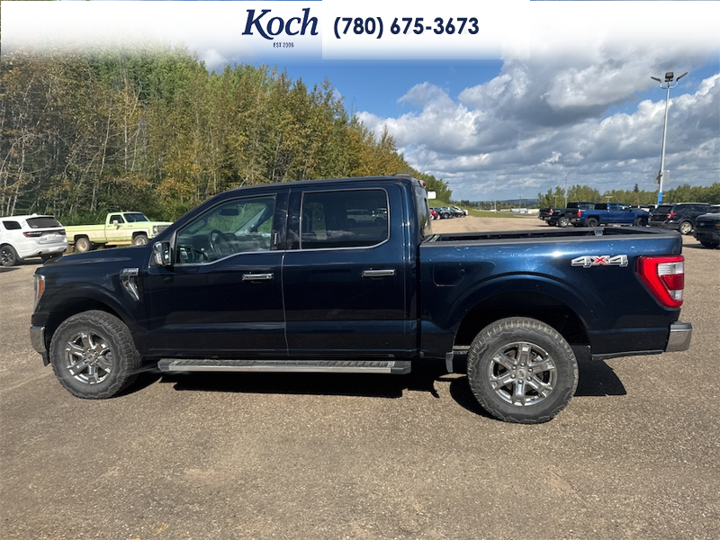 USED 2022 Ford F-150 Lariat - Antimatter Blue Metallic Exterior - $41,995 - Stock #AP719 - VIN 1FTFW1E58NFA36283 - Photo 8