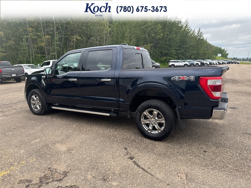 USED 2022 Ford F-150 Lariat - Antimatter Blue Metallic Exterior - $48,995 - Stock #AR666 - VIN 1FTFW1E89NFB25399 - Photo 9