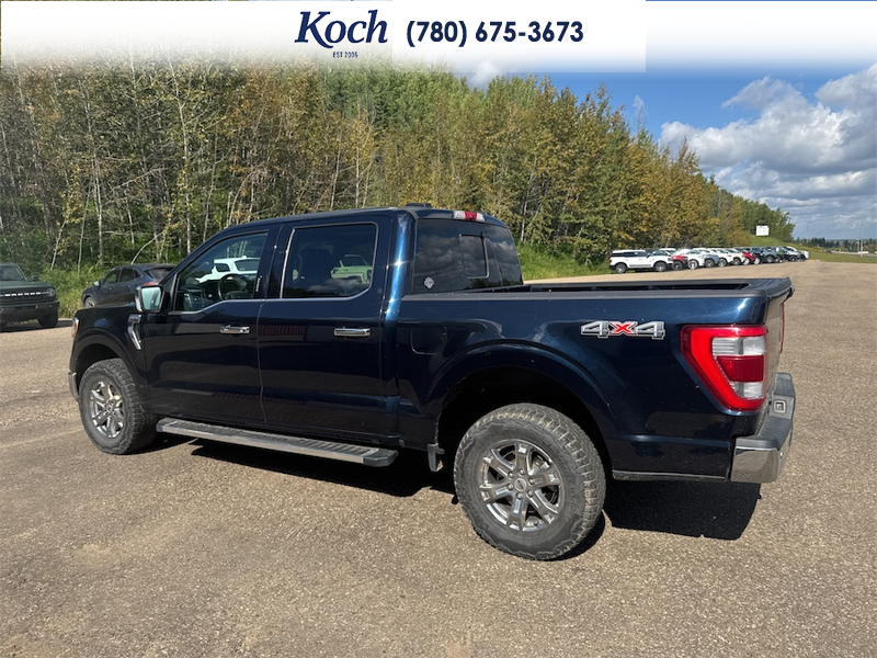 USED 2022 Ford F-150 Lariat - Antimatter Blue Metallic Exterior - $41,995 - Stock #AP719 - VIN 1FTFW1E58NFA36283 - Photo 9