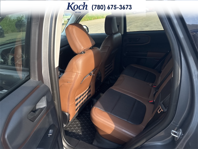USED 2023 Ford Bronco Sport Badlands - Carbonized Grey Metallic Exterior / EBONY ROAST Interior - $35,850 - Stock #A26261A - VIN 3FMCR9D99PRD36350 - Photo 18