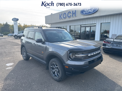 USED 2023 Ford Bronco Sport Badlands - Carbonized Grey Metallic Exterior / EBONY ROAST Interior - $35,850 - Stock #A26261A - VIN 3FMCR9D99PRD36350