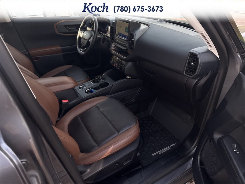 USED 2023 Ford Bronco Sport Badlands - Carbonized Grey Metallic Exterior / EBONY ROAST Interior - $35,850 - Stock #A26261A - VIN 3FMCR9D99PRD36350 - Photo 21