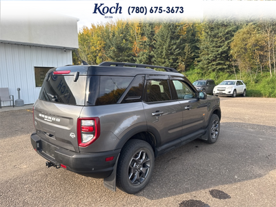 USED 2023 Ford Bronco Sport Badlands - Carbonized Grey Metallic Exterior / EBONY ROAST Interior - $35,850 - Stock #A26261A - VIN 3FMCR9D99PRD36350