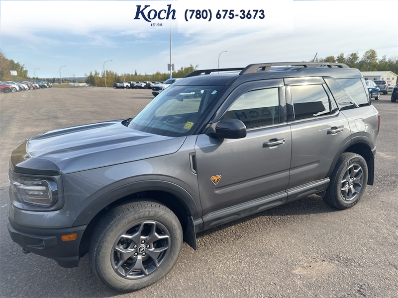 USED 2023 Ford Bronco Sport Badlands - Carbonized Grey Metallic Exterior / EBONY ROAST Interior - $35,850 - Stock #A26261A - VIN 3FMCR9D99PRD36350 - Photo 5