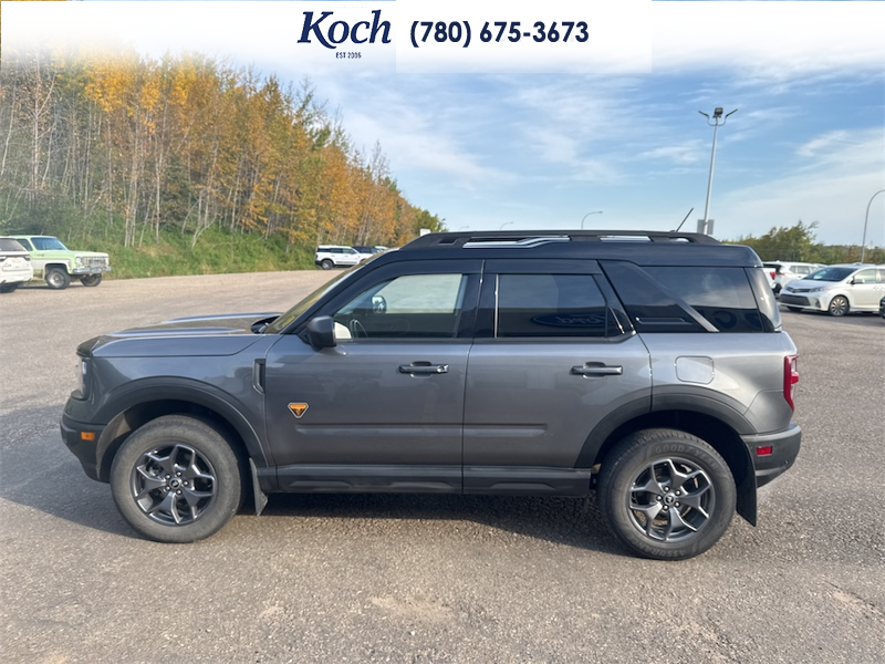 USED 2023 Ford Bronco Sport Badlands - Carbonized Grey Metallic Exterior / EBONY ROAST Interior - $35,850 - Stock #A26261A - VIN 3FMCR9D99PRD36350 - Photo 7