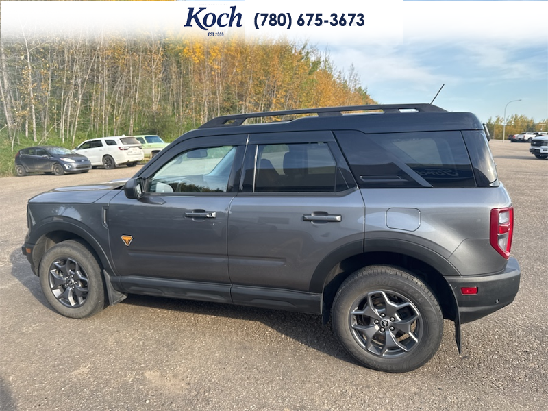 USED 2023 Ford Bronco Sport Badlands - Carbonized Grey Metallic Exterior / EBONY ROAST Interior - $35,850 - Stock #A26261A - VIN 3FMCR9D99PRD36350 - Photo 8