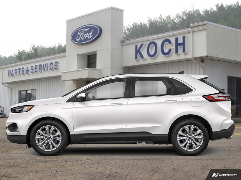 USED 2023 Ford Edge Titanium - White Exterior - $36,995 - Stock #AR635 - VIN 2FMPK4K9XPBA42479 - Photo 1