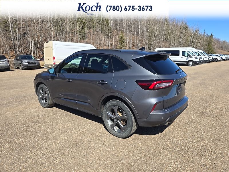 USED 2023 Ford Escape ST-Line Select - Carbonized Grey Metallic Exterior / EBONY VINYL/ RED STITCHING Interior - $29,995 - Stock #A26085A - VIN 1FMCU9NZ8PUA93510 - Photo 10