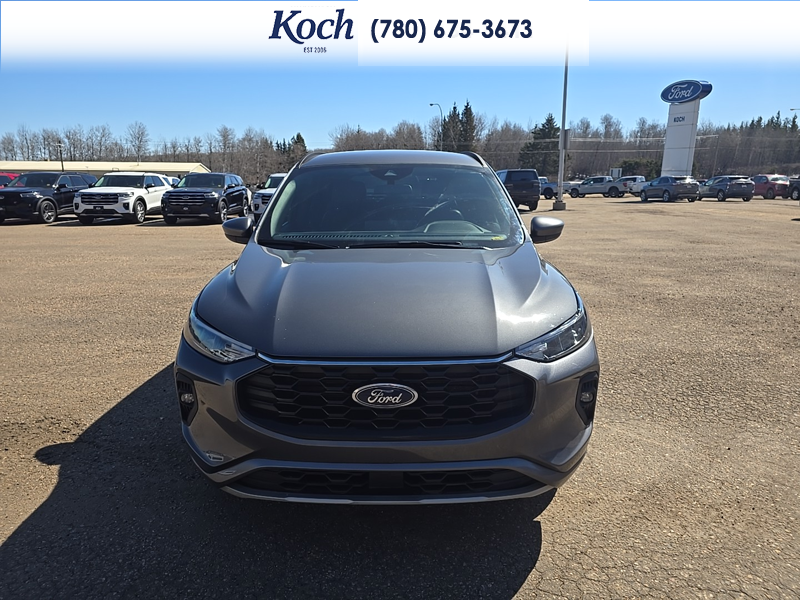 USED 2023 Ford Escape ST-Line Select - Carbonized Grey Metallic Exterior / EBONY VINYL/ RED STITCHING Interior - $29,995 - Stock #A26085A - VIN 1FMCU9NZ8PUA93510 - Photo 17