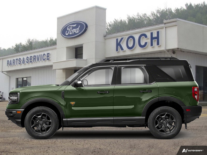 USED 2024 Ford Bronco Sport Badlands - Eruption Green Metallic Exterior / EBONY ROAST Interior - $36,495 - Stock #A26045B - VIN 3FMCR9D9XRRE97079 - Photo 1