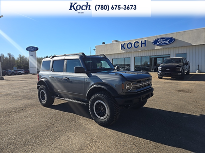 USED 2024 Ford Bronco Big Bend - Carbonized Grey Metallic Exterior / VINYL GREY/ BLACK Interior - $57,500 - Stock #AR612 - VIN 1FMDE7BH7RLA30165