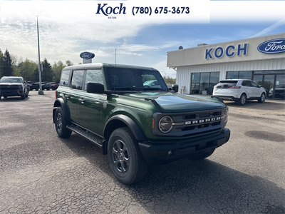 USED 2024 Ford Bronco Big Bend - Eruption Green Metallic Exterior - $46,995 - Stock #A25136A - VIN 1FMDE7BH6RLA79342