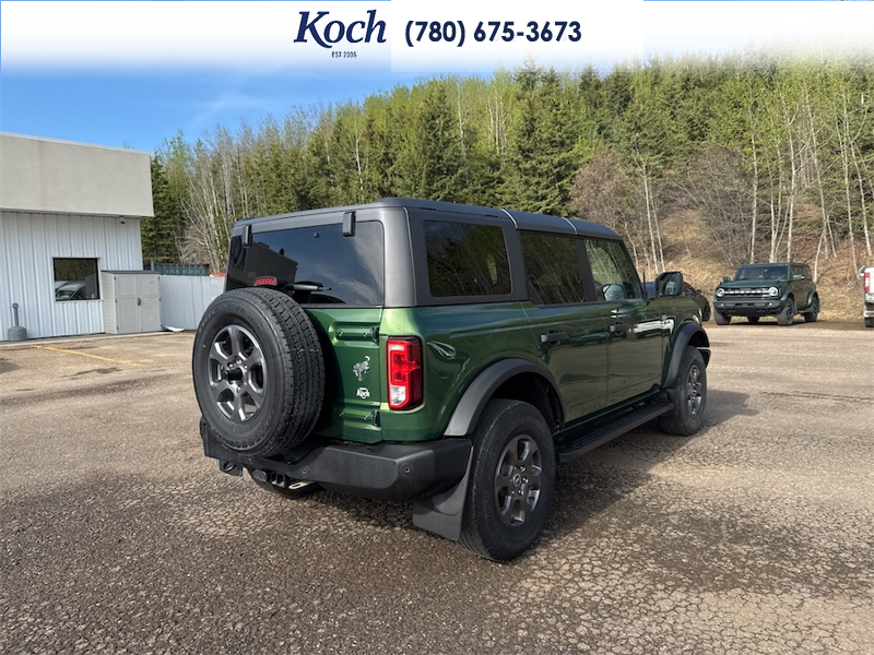USED 2024 Ford Bronco Big Bend - Eruption Green Metallic Exterior - $46,995 - Stock #A25136A - VIN 1FMDE7BH6RLA79342 - Photo 2