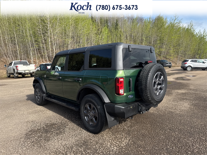 USED 2024 Ford Bronco Big Bend - Eruption Green Metallic Exterior - $46,995 - Stock #A25136A - VIN 1FMDE7BH6RLA79342 - Photo 3